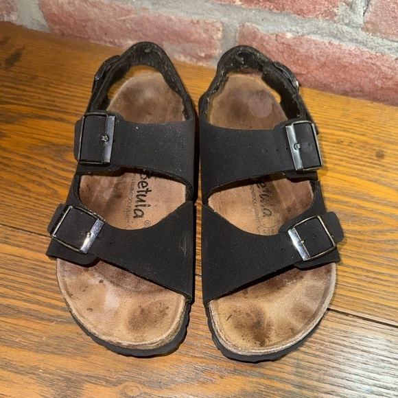 Birkenstock Betula Womens Double Buckle Strap Suede Slingback Sandals Sz 37 - Picture 2 of 10